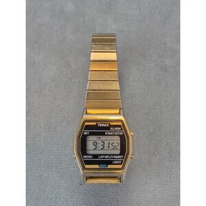 Timex K Cell 60 Vintage 1980s Original Stainless Steel Gold Tone New Battery